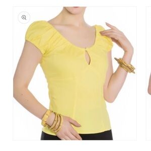 Hell Bunny Pinup Keyhole Top